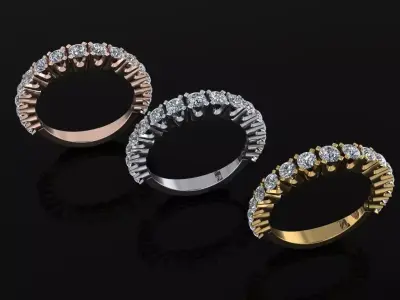 Women Ring 08 3D print model