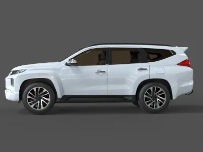 Mitsubishi Pajero Sport 3d model 2021-2022 3D model