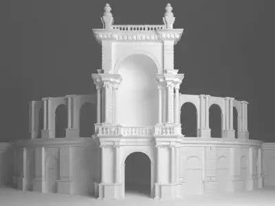 Semperoper Dresden 3D model