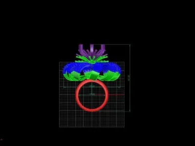 jewellery ring 3D print model