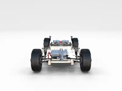 Tesla Cybertruck Chassis 3D model