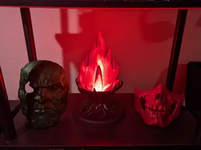 Arcane Flame Lamp  3D print model