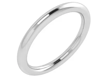 Wedding Band 4494 Free 3D print model