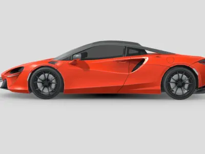 McLaren Artura 2024 Low-poly 3D model