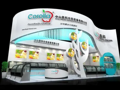Exhibition - Area - 12X5-3DMAX2009-06 3D model