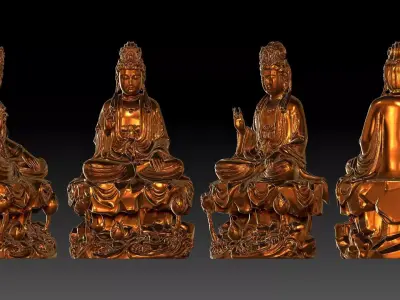 Guanyin Bodhisattva  3D print model