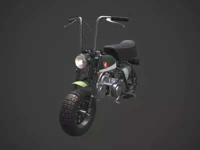 Honda Monkey Low-poly 3D model