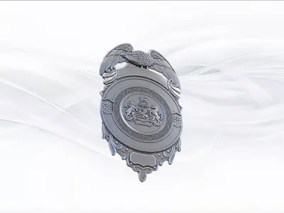 Fairfax Badge 3D print model