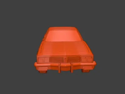 1985 oldsmobile delta 88-royale coupe 2 doors 3D print model