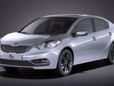 Kia Cerato k3 forte 2016 VRAY 3D model