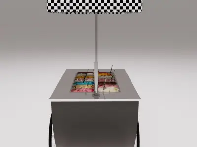 ice cream bar 3D model