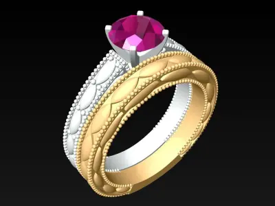 Wedding Rings - N482919 3D print model