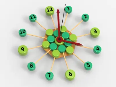 Wall Clock 3D print model