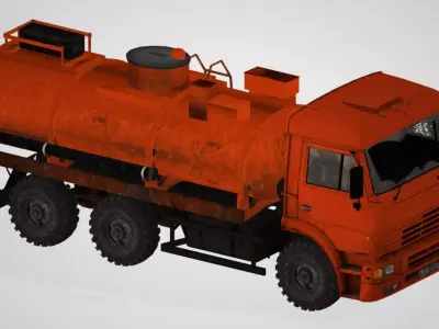 Vehicle - Truck 07 Low-poly 3D model