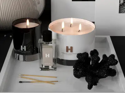 Decoration set by Kelly Hoppen  3D model