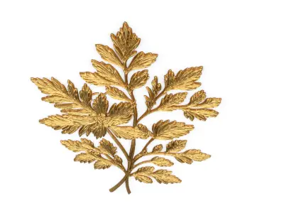 Classic decor ornament carved 36 3D model