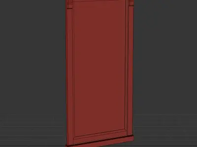 Adelaide Floor Mirror 3D model
