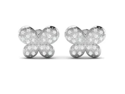 Solitaire Diamond Earring 3D print model purchase