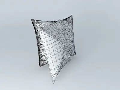Pillows Basica and Decorated I Free 3D model