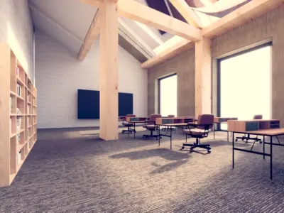 Architectural design 3D model