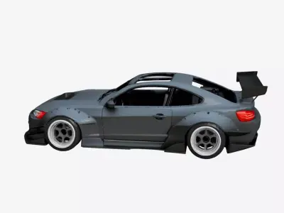 Urban Concept Sports Car Modern Custom Design 01 3D model