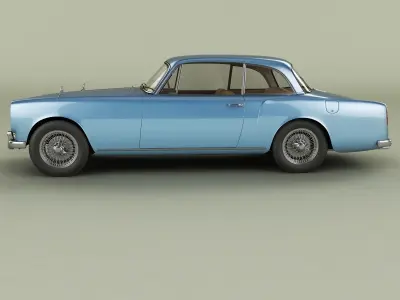 Alvis TE21 coupe 3D model