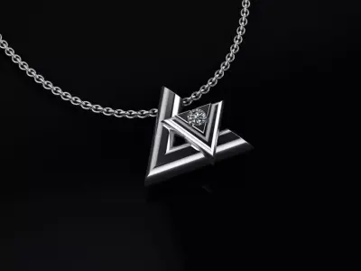 Louis Vuitton Pendant  3D print model