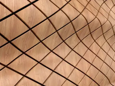 Parametric Wall 04 3D model