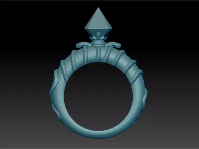 Rings ornate ring Free 3D print model