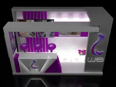 ooth Exhibition Stand a153 3D model