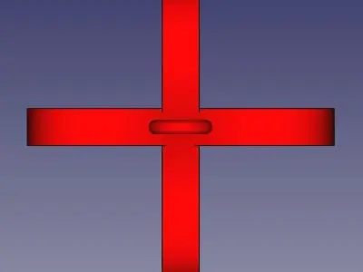 Intersecting hearts Free 3D print model