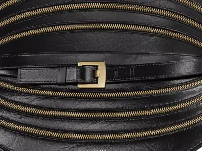 Balmain Shuffle Zips Bag Low-poly 3D model