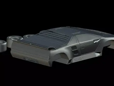 Vector W8 Twin Turbo 1993 3D print model