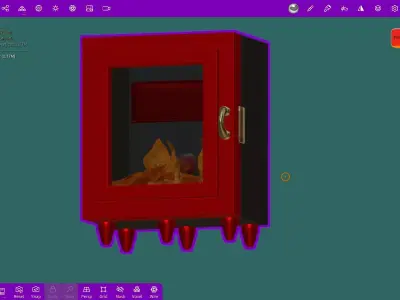 Fireplace Heater Free 3D print model