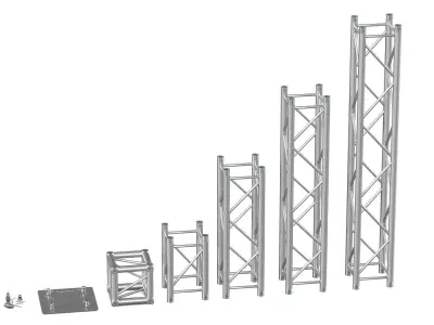 Box Truss Part 3D model