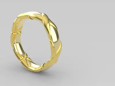 Wedding rings Free 3D print model