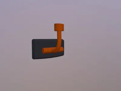 Truck Mirror Low-poly 3D model