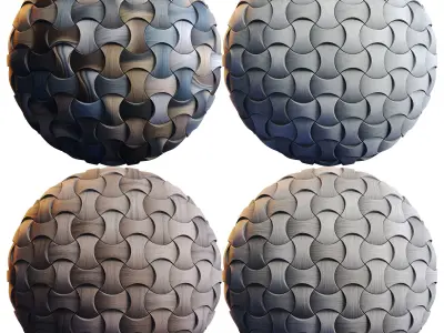 20 Wooden 3D Panel Materials - 03 - PBR - 4K Low-poly 3D model