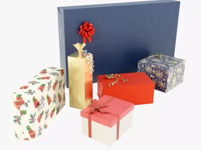 Christmas Gifts 3D model buy