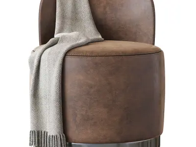 Pouf Andrew Martin 3D model