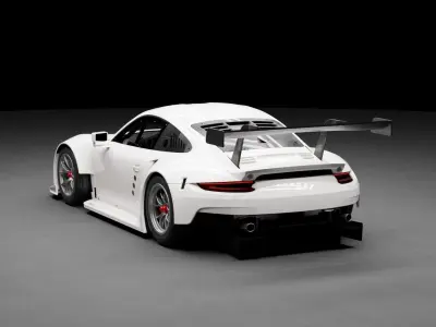 Porsche 911 RSR 3D model