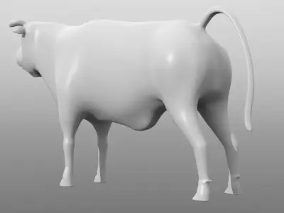 Spanish Bull-Taureau de tamargue  3D model