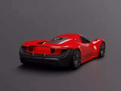 Porsche 917K Concept Car 3D model