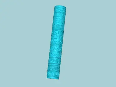 Texture Roll 31 - Mexican Positive - Fondant Decoration Maker 3D print model