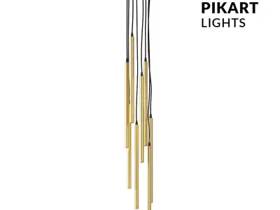 Chandelier Tubes SKU 4870 Free 3D model