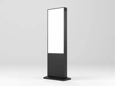 Digital Billboard 3D Model Low-poly 3D model