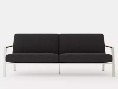 Naos 2 and half seater sofa Low-poly 3D model
