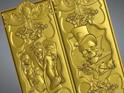 Skul releif 3D print model