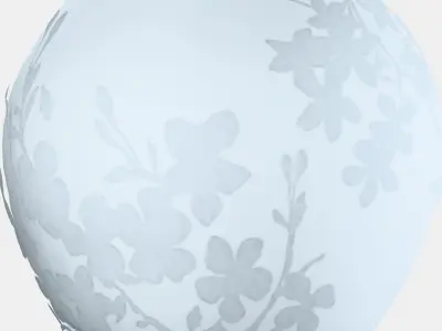 KNUBBIG Table lamp Low-poly 3D model