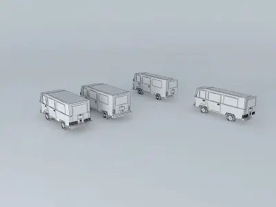 Fictional Eastern Europe car evolution Free 3D model